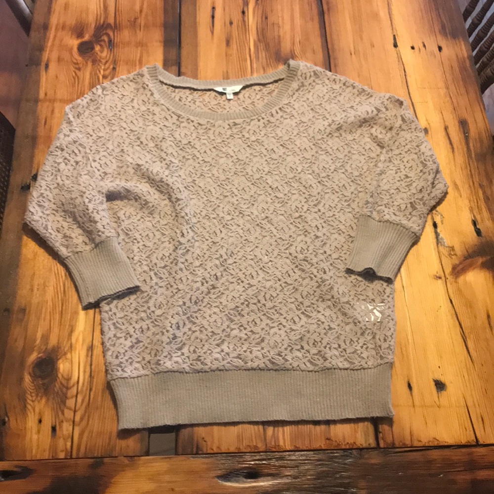Floral lace blouse